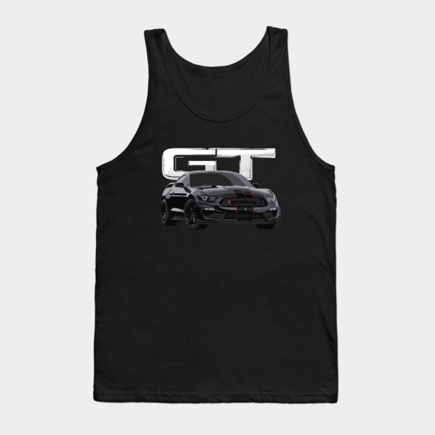 MUSTANG GT GT350 GT350R SHELBY Tank Top by cowtown_cowboy